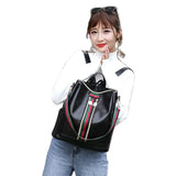 Waterproof Nylon Transformer Backpack for Women