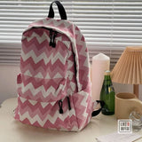 Waterproof Nylon Fruit Printing Backpack Lightweight Men Women Travel