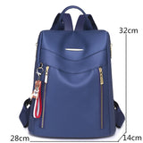 Waterproof Oxford Backpack for Girls School Bag Large Capacity Travel Rucksack