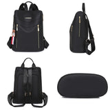 Waterproof Oxford Backpack for Girls School Bag Large Capacity Travel Rucksack