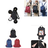 Waterproof Oxford Backpack for Girls School Bag Large Capacity Travel Rucksack