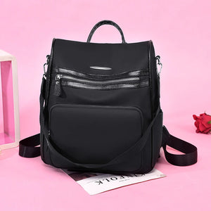Waterproof Oxford Cloth Women Backpack for School and Travel