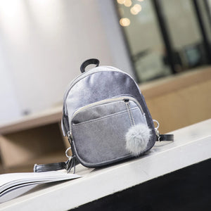 Women Backpack Youth Small Solid Casual Backpacks Students School Bag