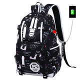 Women Backpack for School Teenagers Stylish School Bags USB Charging