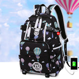 Women Backpack for School Teenagers Stylish School Bags USB Charging
