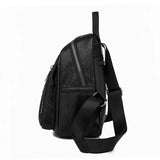 Women Small PU Leather Backpack for Teens Lady Shoulder