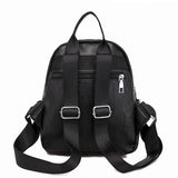 Women Small PU Leather Backpack for Teens Lady Shoulder