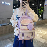 Women Backpack with Purse Stylish School Bookbag for Teen Girls