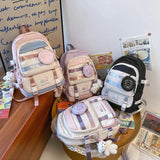 Women Backpack with Purse Stylish School Bookbag for Teen Girls