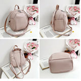 Women Backpacks High Leather Travel Backpack Small School Bags