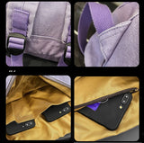 Canvas School Bag For Teenagers Girls Laptop Bookbags Rucksack