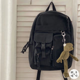 Women Backpacks Letter Embroidery Casual Tote High Street Harajuku