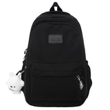 Women Backpacks Multi-pockets Letter Embroidery Casual Tote High Street Harajuku
