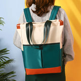 Waterproof Nylon Backpack for Teenage Girls, School Bags, Shoulder Bag