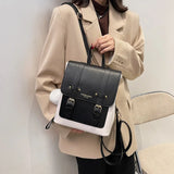 Women Backpacks High Leather Travel Backpack Sac A Dos Small School Bags