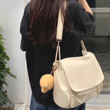 Japanese Preppy Style Waterproof Backpack Student Large Capacity