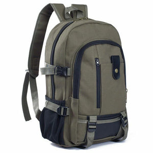 Canvas Travel Backpack Large Capacity Shoulder Bag