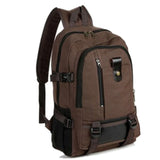 Canvas Travel Backpack Large Capacity Shoulder Bag