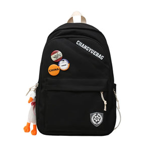Large Capacity Women Backpack for College Travel Laptop Schoolbag