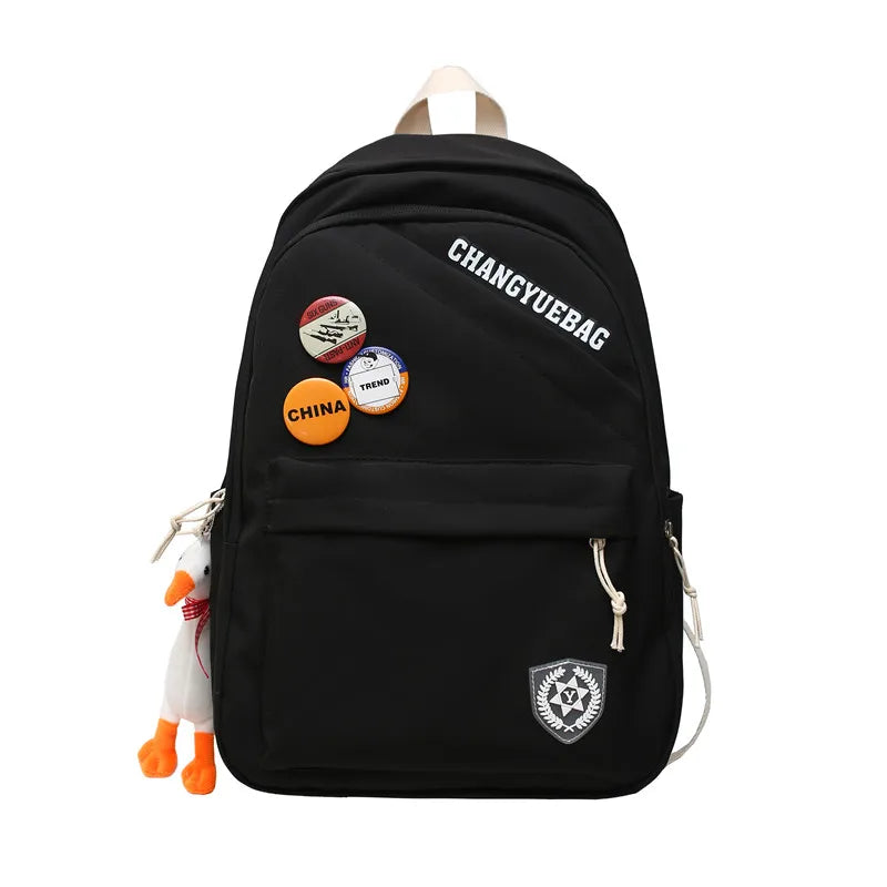 Large Capacity Women Backpack for College Travel Laptop Schoolbag