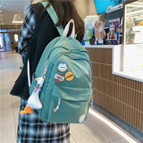 Large Capacity Women Backpack for College Travel Laptop Schoolbag