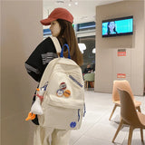 Large Capacity Women Backpack for College Travel Laptop Schoolbag