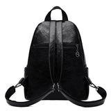 Leather Women Anti-theft Backpacks Shoulder Bags School Rucksacks Mochilas