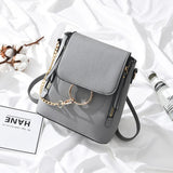 Women Backpacks Mini PU Leather Bags Teenage Girls Schoolbags