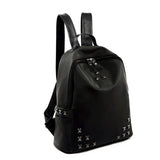 Nylon Oxford Rivet Backpack for Teen Girls Travel - Famous Brand Rucksack