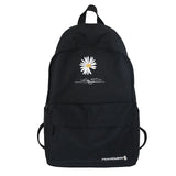 Female Daisy Backpack Teen Girls School Bag Nylon Travel Students Backpack
