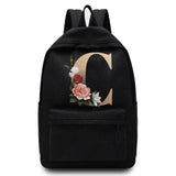 26 Letters Harajuku Unisex School Female Backpack