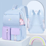 Waterproof Multi-Pocket School Backpack Student Female Bag