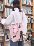 Summer Female Casual School Shoulder Backpack