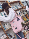 Summer Female Casual School Shoulder Backpack