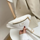 Women Bag Candy Waist Bag Chain Banana Belt Bag Women Waist Pack