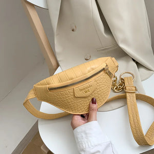 Candy Waist Bag Chain Banana Belt Bag Women Waist Pack