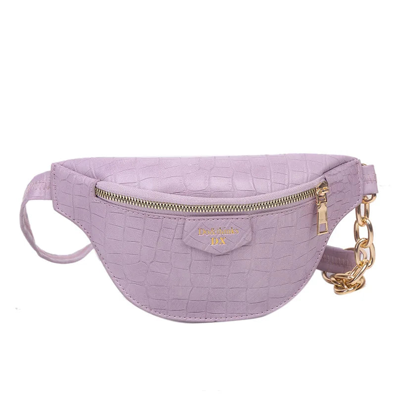 Candy Waist Bag Chain Banana Belt Bag Women Waist Pack