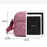 Casual Women Shoulder Bag Nylon Female Handbag Waterproof Girls Messenger Bags