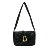 Vintage Leather Shoulder Bag Women Handbag Long Strap