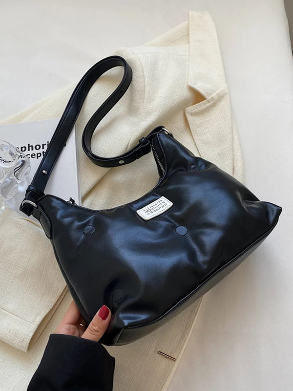 Women Messenger Bag PU Leather Crossbody Shoulder Handbag