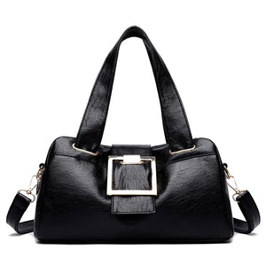 Soft Leather Large Shoulder Bag for Women, Multi-Purpose Handbag