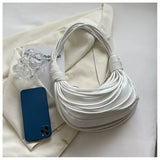 Women Shoulder Bag Hollow Out PU Zipper Handbag Euro-America Style