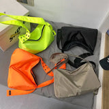 Nylon Bucket Shoulder Bag Crossbody Travel Bag