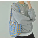 Women Bag Spring Tote Bag Casual Handbags Solid Zipper Soft Shoulder Bag