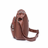 Women Bag Middle-aged Handbag Multi-pocket Practical Messenger