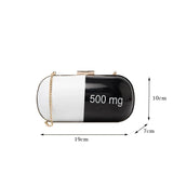 Women Crossbody Bag Novelty Shoulder Purse Clutch Pill Bag