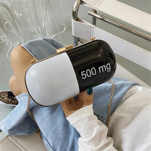 Women Crossbody Bag Novelty Shoulder Purse Clutch Pill Bag