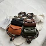 Women Bag Pu Leather Lingge Solid Messenger Bags Small Bag Simplicity