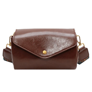 Women Bag Pu Leather Lingge Solid Messenger Bags Small Bag Simplicity