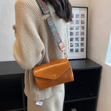 Women Bag Pu Leather Lingge Solid Messenger Bags Small Bag Simplicity